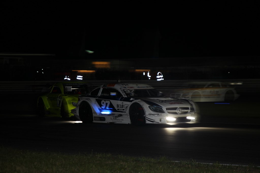 Det bliver i mulm og mørke, at Flexlease.nu Night Race Super GT afsluttes lørdag den 24. august på Padborg Park.
(Foto: Henning Smed)
